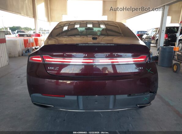3LN6L5LU8JR611050 2018 LINCOLN MKZ HYBRID Maroon 