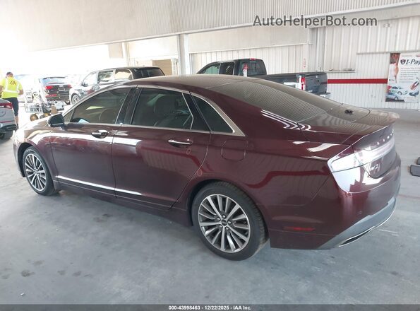 3LN6L5LU8JR611050 2018 LINCOLN MKZ HYBRID Maroon Սալոնի 360 աստիճան տեսք