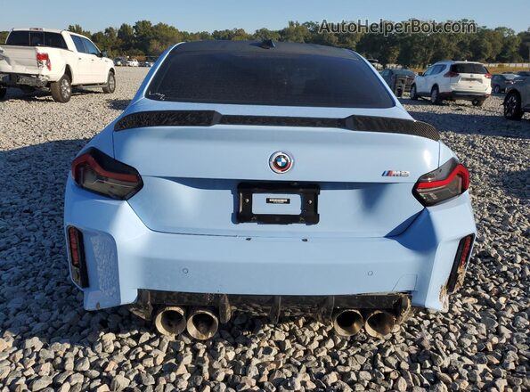 3MF13DM0XP8C94078 2023 BMW M2 Blue Widok z tyłu
