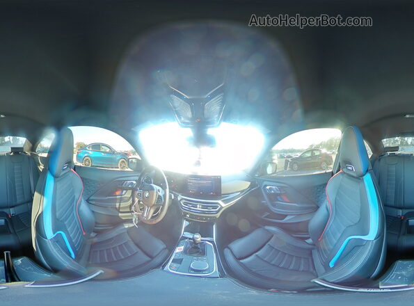 3MF13DM0XP8C94078 2023 BMW M2 Blue Widok naklejki z numerem VIN