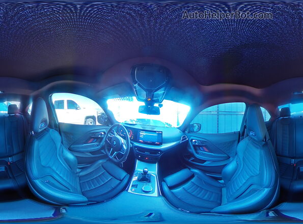 3MF23DM01S8E94568 2025 BMW M2 Blue 360 interior view
