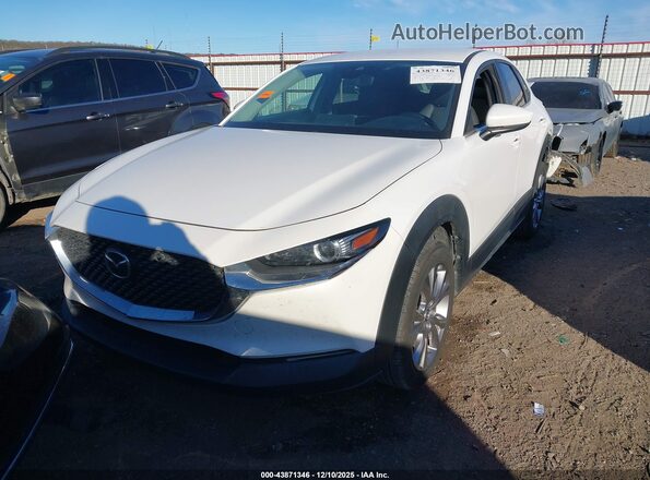 3MVDMACL2LM118777 2020 MAZDA CX-30 White Առջևի ձախ երեք քառորդ տեսարան