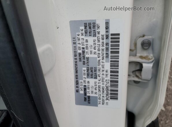 3MVDMBAM9RM671470 2024 MAZDA CX-30 White VIN sticker view