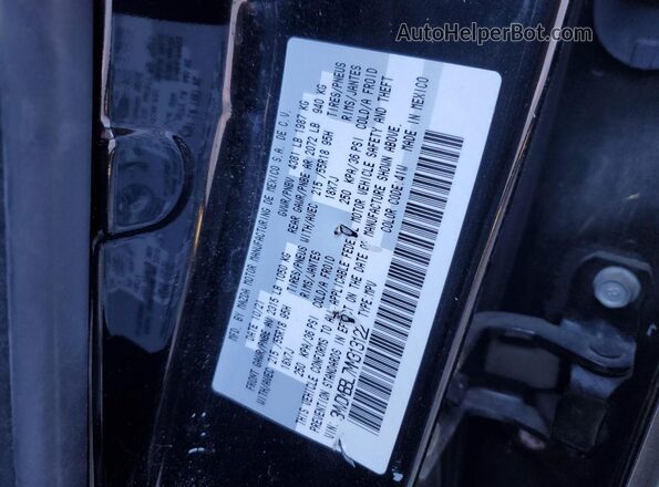 3MVDMBBL7MM313122 2021 MAZDA CX-30 Black VIN კოდის სტიკერის ხედი