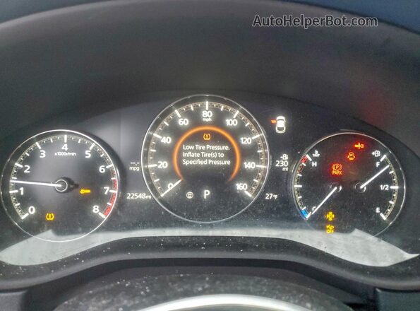 3MVDMBCL2MM210463 2021 MAZDA CX-30 White Instrument cluster view