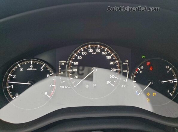 3MVDMBCL3NM444189 2022 MAZDA CX-30 Blue Widok zestawu wskaźników