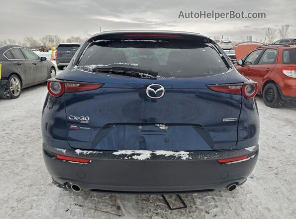 3MVDMBCL3NM444189 2022 MAZDA CX-30 Blue Widok z tyłu