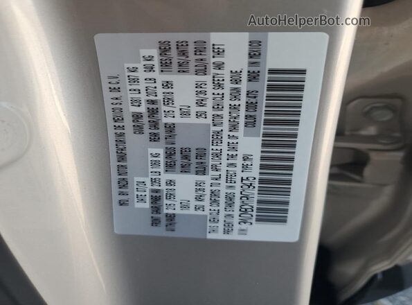 3MVDMBCM1RM719475 2024 MAZDA CX-30 Silver Vista de la etiqueta del VIN