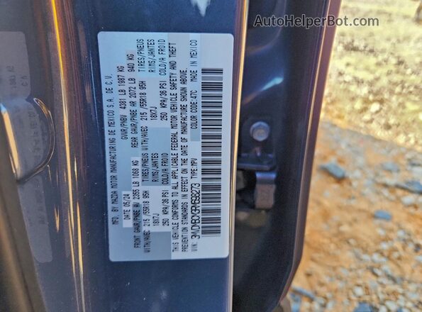 3MVDMBCM3RM698273 2024 MAZDA CX-30 Gray Vista de la etiqueta del VIN