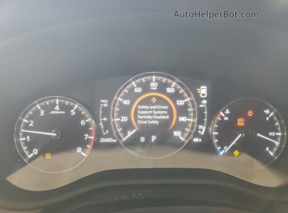 3MVDMBDL3NM415080 2022 MAZDA CX-30 Blue ხელსაწყოთა პანელის ხედი