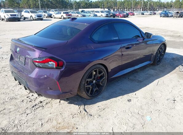 3MW23CM01S8F48980 2025 BMW 2 SERIES Purple უკანა მარჯვენა