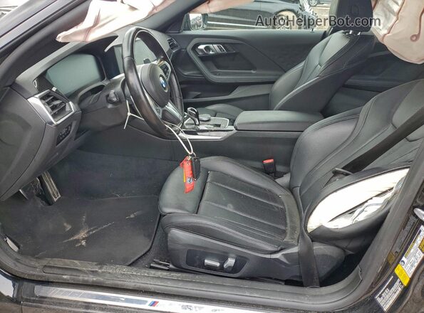 3MW23CM07N8C62491 2022 BMW 2 SERIES Black Widok wnętrza z przodu