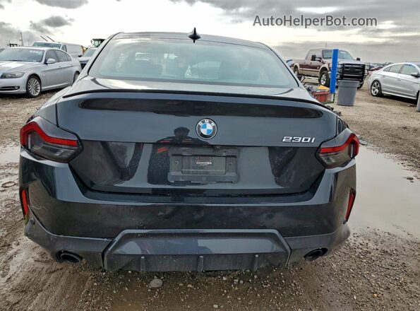 3MW23CM07N8C62491 2022 BMW 2 SERIES Black Widok z tyłu