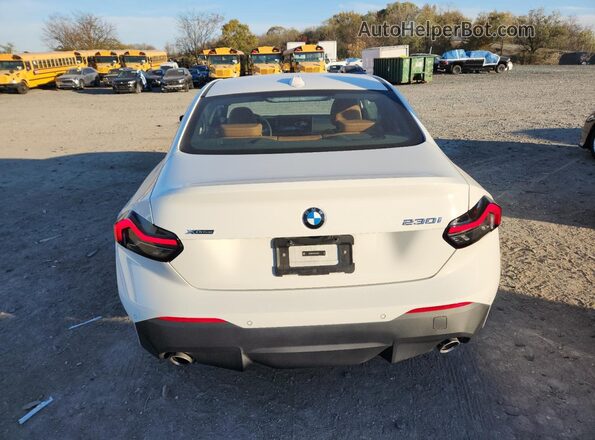3MW33CM03P8D73109 2023 BMW 2 SERIES White Widok z tyłu