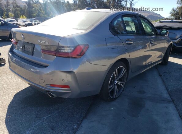 3MW39FF04P8D12364 2023 BMW 3 SERIES Gray Задня права чверть