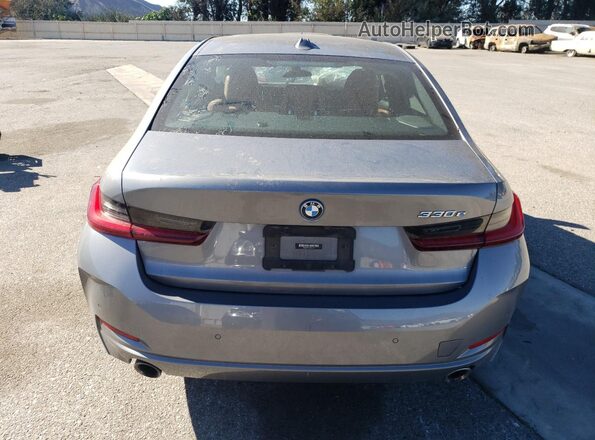 3MW39FF04P8D12364 2023 BMW 3 SERIES Gray Вид ззаду
