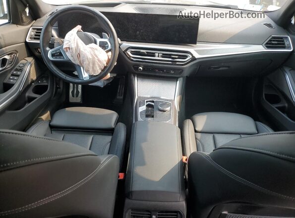 3MW39FS0XP8D08289 2023 BMW 3 SERIES Black Առջևի վահանակի տեսք