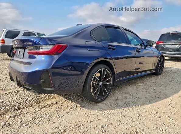 3MW49FF05P8C80349 2023 BMW M3 Blue უკანა მარჯვენა