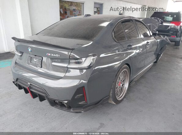 3MW49FS01P8C90866 2023 BMW 3 SERIES Gray Rear right