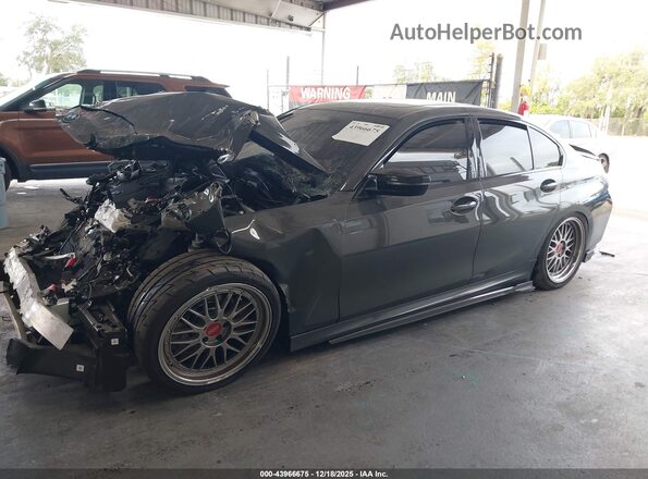 3MW49FS01P8C90866 2023 BMW 3 SERIES Gray Rear interior view
