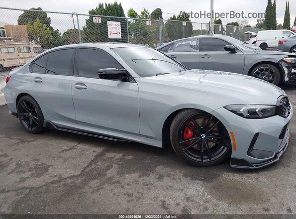 3MW49FS01P8C97218 2023 BMW 3 SERIES Gray Вид задньої частини салону