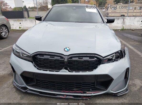 3MW49FS01P8C97218 2023 BMW 3 SERIES Gray Вид щитка приладів