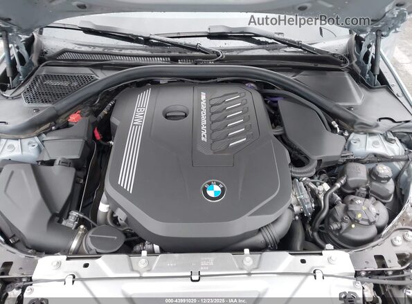 3MW49FS01P8C97218 2023 BMW 3 SERIES Gray Вид ззаду