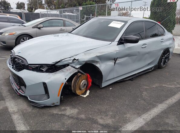 3MW49FS01P8C97218 2023 BMW 3 SERIES Gray Передня ліва чверть