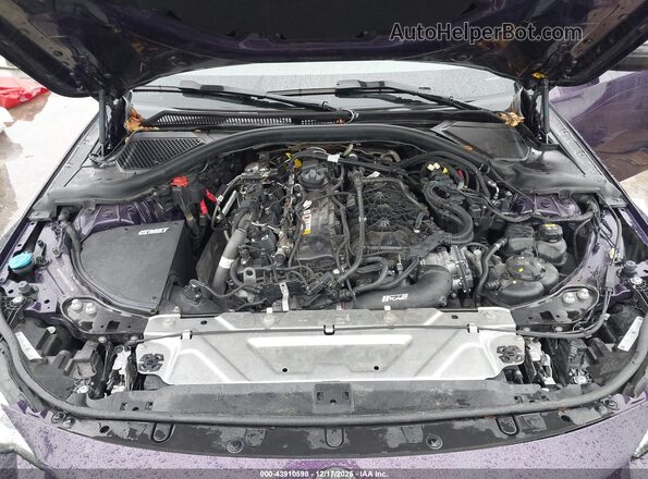 3MW53CM02N8C35731 2022 BMW M2 Purple Widok z tyłu