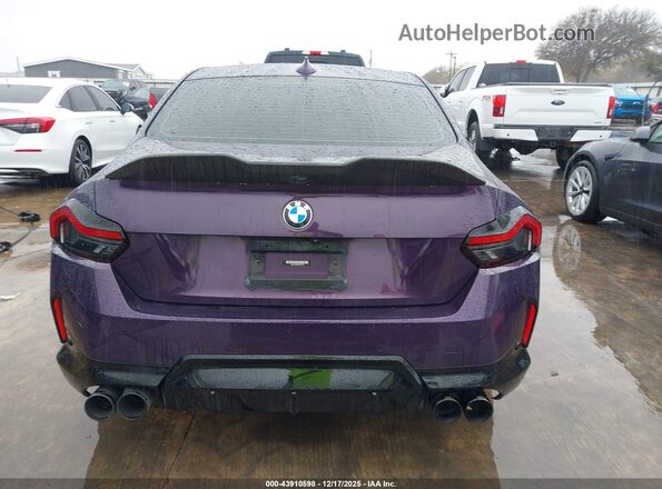 3MW53CM02N8C35731 2022 BMW M2 Purple 