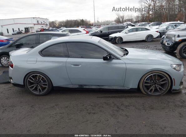 3MW53CM05N8C48070 2022 BMW M2 Gray Вид задньої частини салону