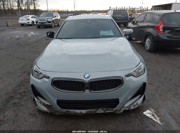 3MW53CM05N8C48070 2022 BMW M2 Gray Вид щитка приладів