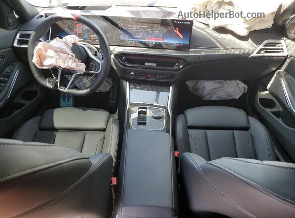 3MW59FT00S8F74274 2025 BMW M3 Gray Dashboard view
