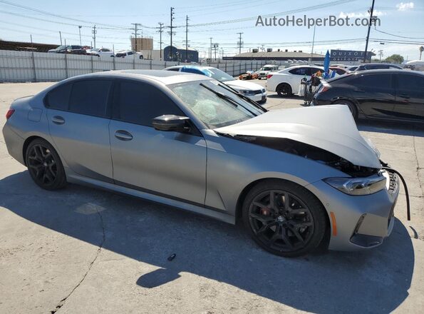 3MW59FT00S8F74274 2025 BMW M3 Gray Front right