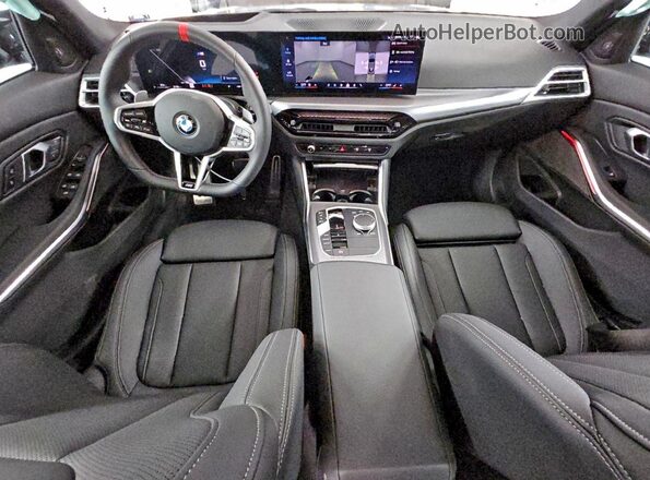 3MW59FT01T8F94213 2026 BMW M3 Gray Առջևի վահանակի տեսք