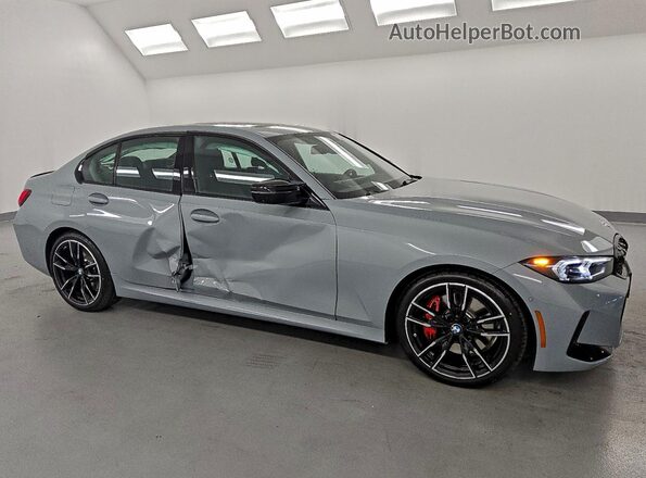 3MW59FT01T8F94213 2026 BMW M3 Gray Առջևի աջ
