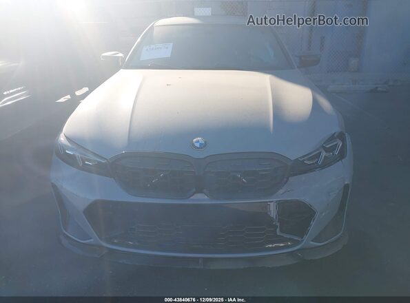 3MW59FT04S8F38071 2025 BMW M3 Gray Instrument cluster view