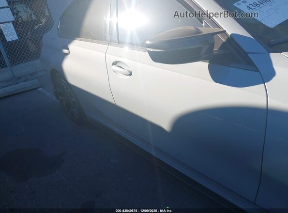3MW59FT04S8F38071 2025 BMW M3 Gray Rear interior view