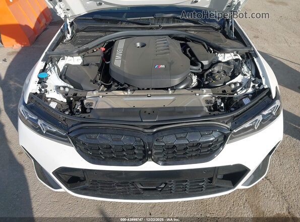 3MW59FT05S8F23207 2025 BMW M3 White Widok z tyłu