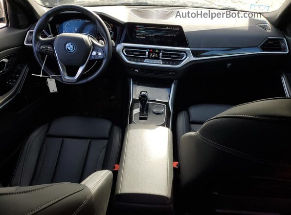 3MW5P9J01N8C76458 2022 BMW 3 SERIES Black წინა პანელის ხედი