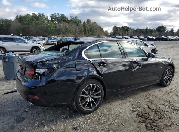 3MW5P9J01N8C76458 2022 BMW 3 SERIES Black უკანა მარჯვენა