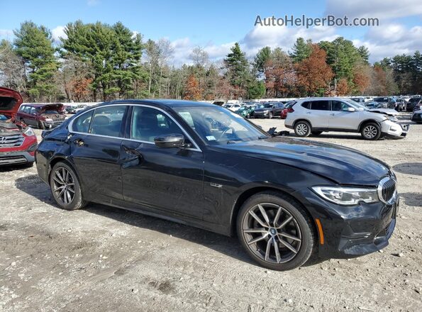 3MW5P9J01N8C76458 2022 BMW 3 SERIES Black წინა მარჯვენა