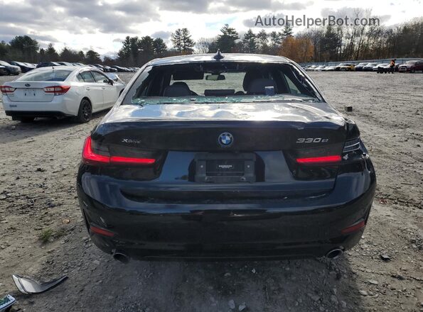 3MW5P9J01N8C76458 2022 BMW 3 SERIES Black უკანა ხედი