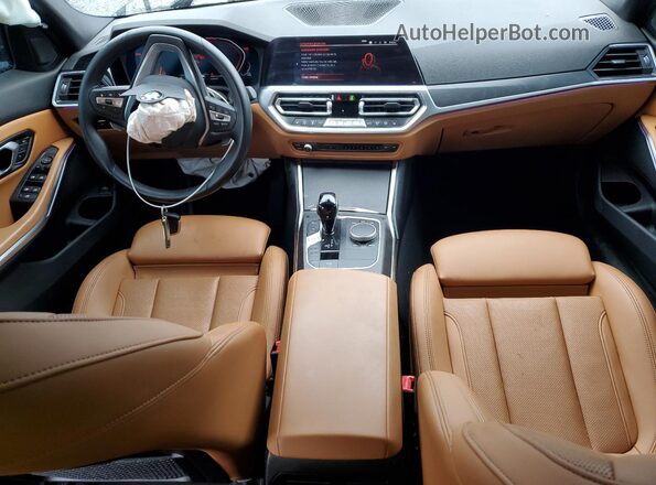 3MW5R1J04N8C45331 2022 BMW 3 SERIES Угольный Вид панели приборов