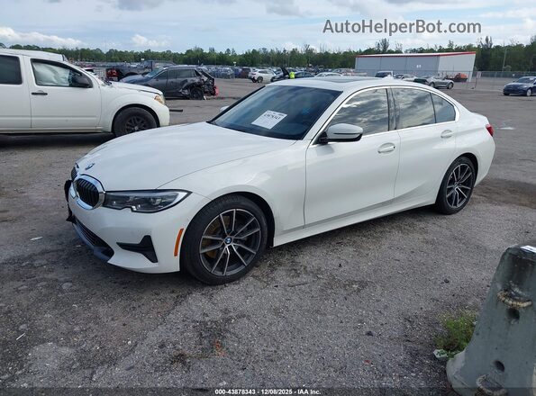 3MW5R1J06N8C52975 2022 BMW 3 SERIES White წინა მარცხენა ხედი სამი მეოთხედიდან