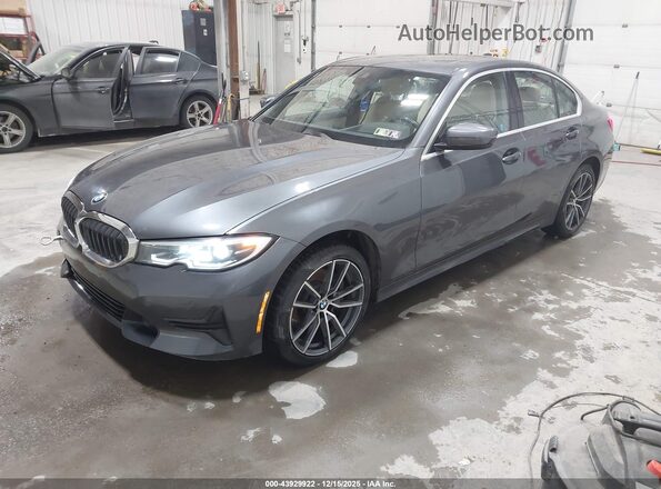 3MW5R7J00M8B69737 2021 BMW 3 SERIES Черный Передняя левая четверть