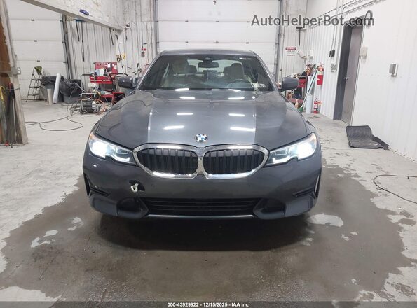 3MW5R7J00M8B69737 2021 BMW 3 SERIES Черный Вид задней части салона