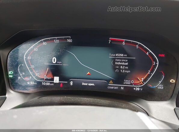 3MW5R7J00M8B69737 2021 BMW 3 SERIES Черный Вид задних сидений