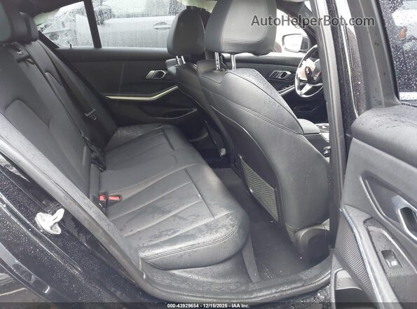3MW5R7J07L8B24714 2020 BMW 3 SERIES Black VIN კოდის სტიკერის ხედი