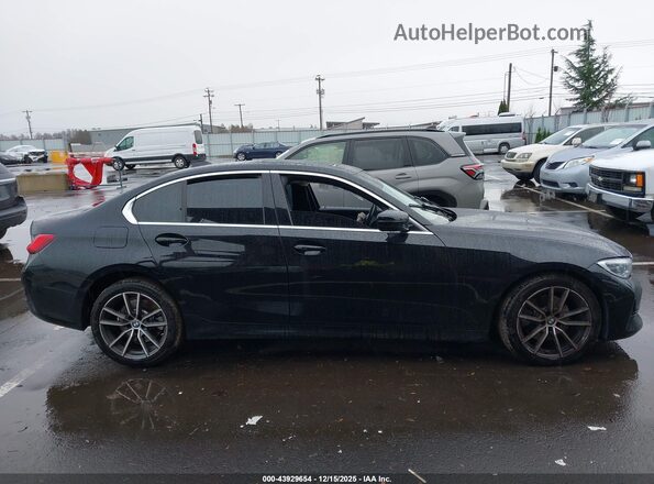 3MW5R7J07L8B24714 2020 BMW 3 SERIES Black უკანა სალონის ხედი